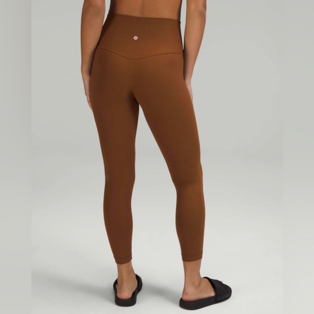 Lululemon Align Ribbed High-Rise Pant 25" Roasted Brown